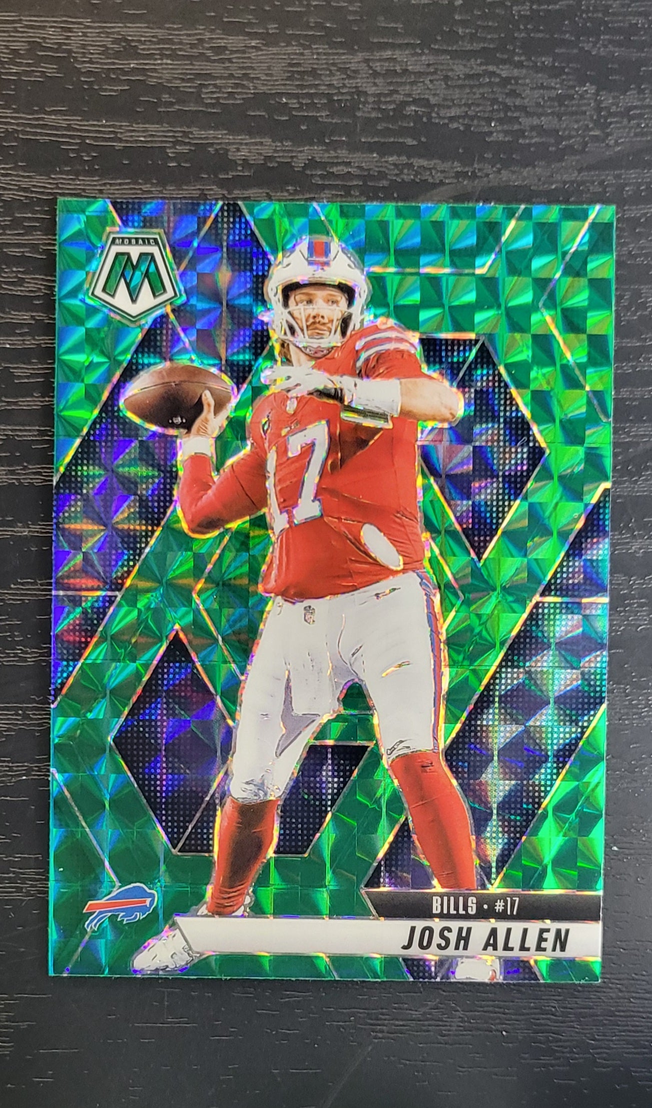 2025 Josh Allen - Green mosaic prism