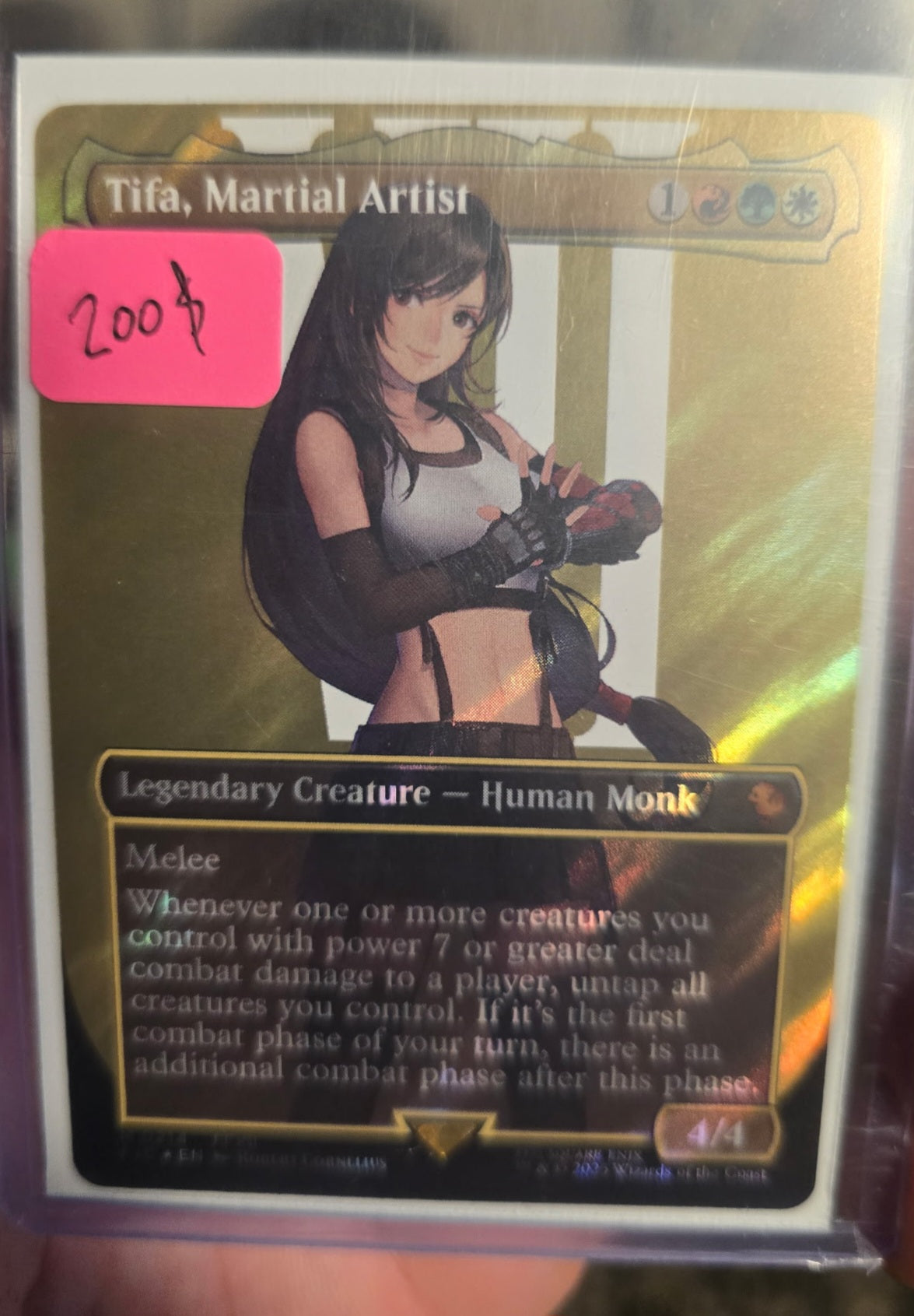 Tifa ,Martial Artist borderless serge foil