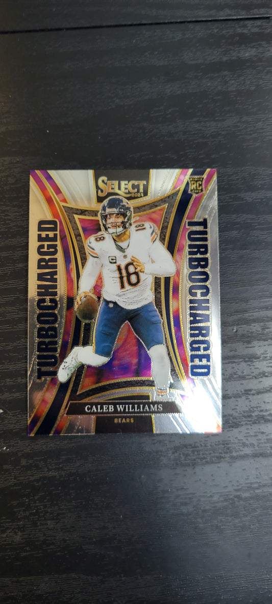 2024 Caleb Williams " turbocharged " rookie card insert