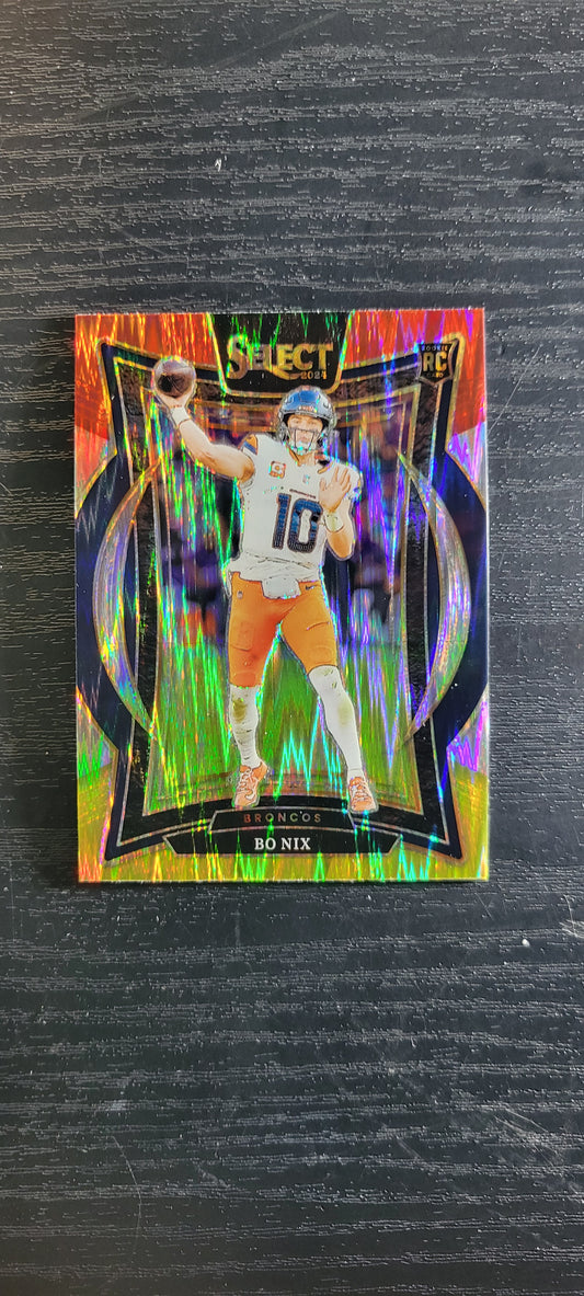 2024 Bo Nix - rookie- silver prism