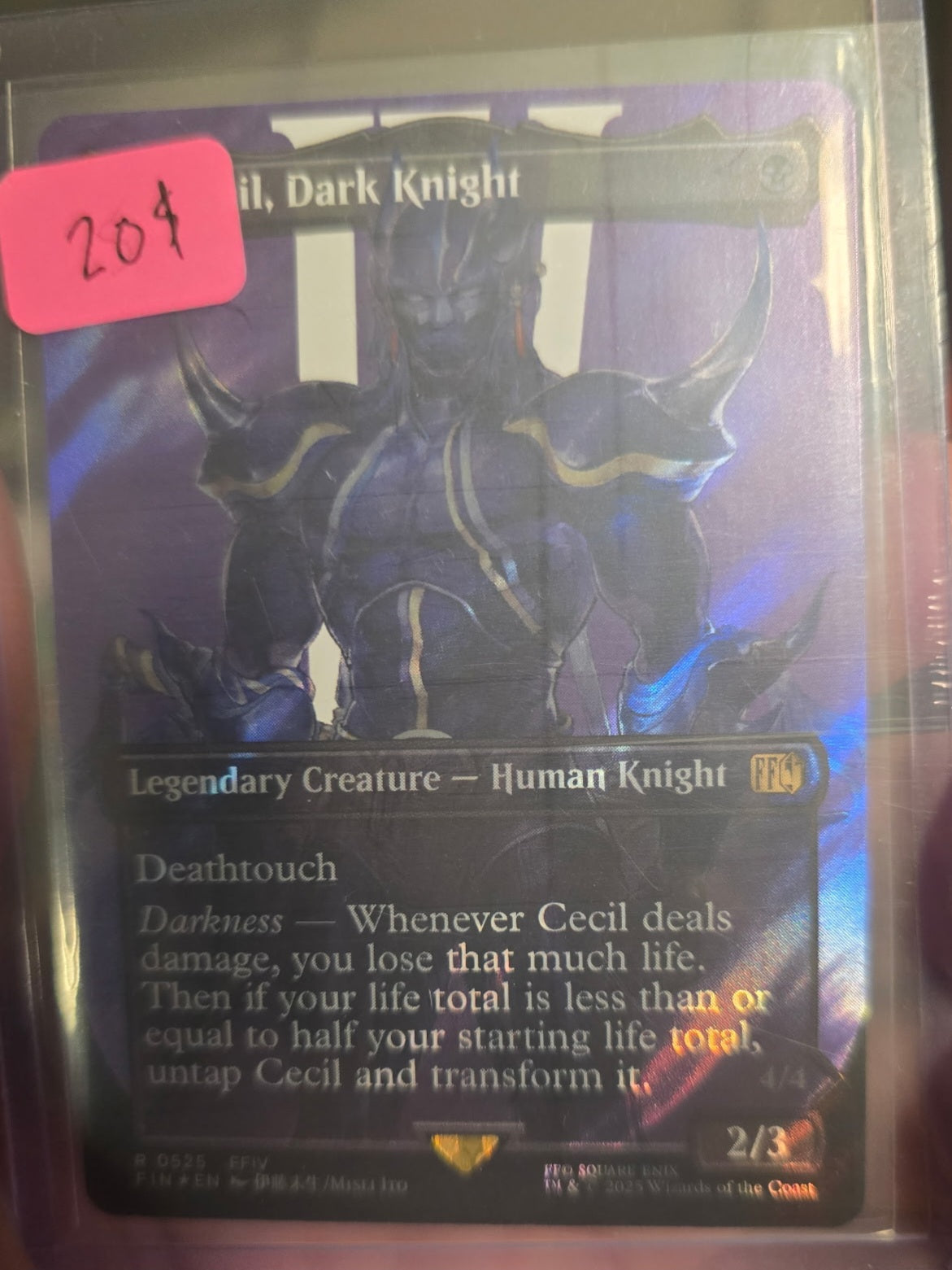 Cecil Dark Knight - borderless surge foil