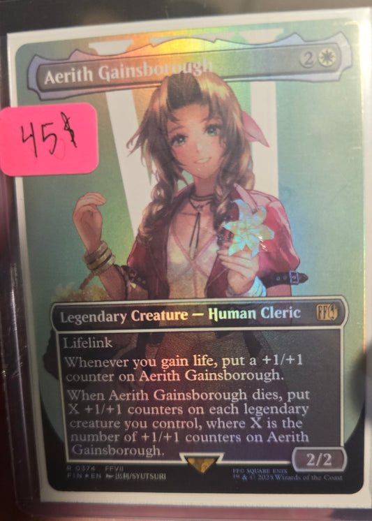 Aerith Gainsborough - borderless surge foil